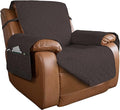 PureFit Reversible Quilted Sofa Cover, Water Resistant Slipcover Furniture by PureFit