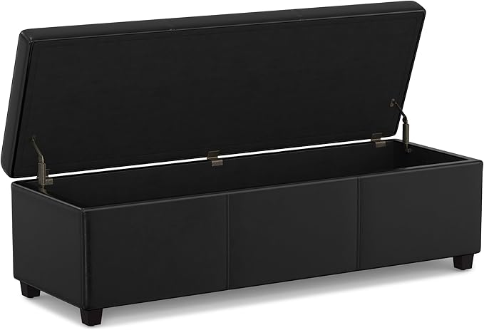 SIMPLIHOME Avalon 54 inch Wide Contemporary Rectangle Extra Large Storage - Image 4