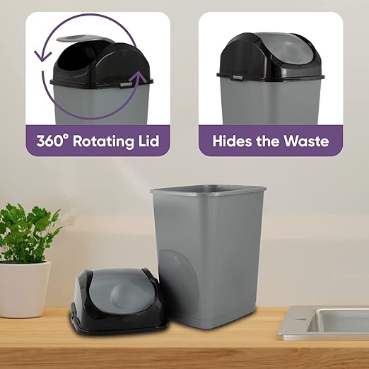 Superio Mini Plastic Trash Can - Image 6
