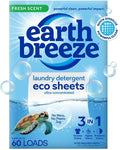 Earth Breeze Laundry Detergent Sheets Fresh Scent by EarthBreeze