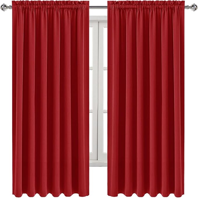 DWCN Blackout Curtains for Living Room Thermal Insulated, Energy Saving & Noise - Image 9