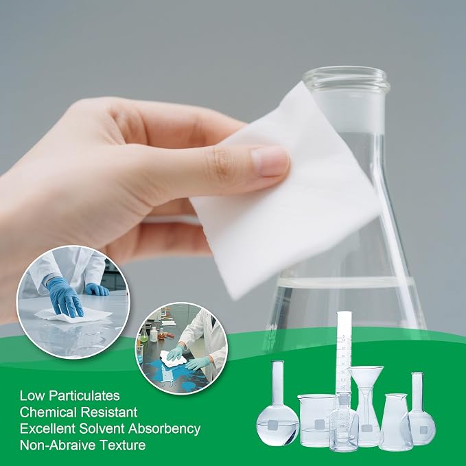 Cleanroom Wipes 9"x9" Lint Free Wipes - Image 7