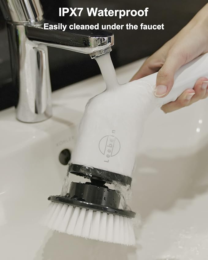 Leebein Electric Spin Scrubber, Cordless Cleaning Brush - Image 7