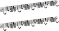 2 Pack Mop and Broom Holder Wall Mount, Non-slip Broom Hanger Wall Mount by CUXIXA