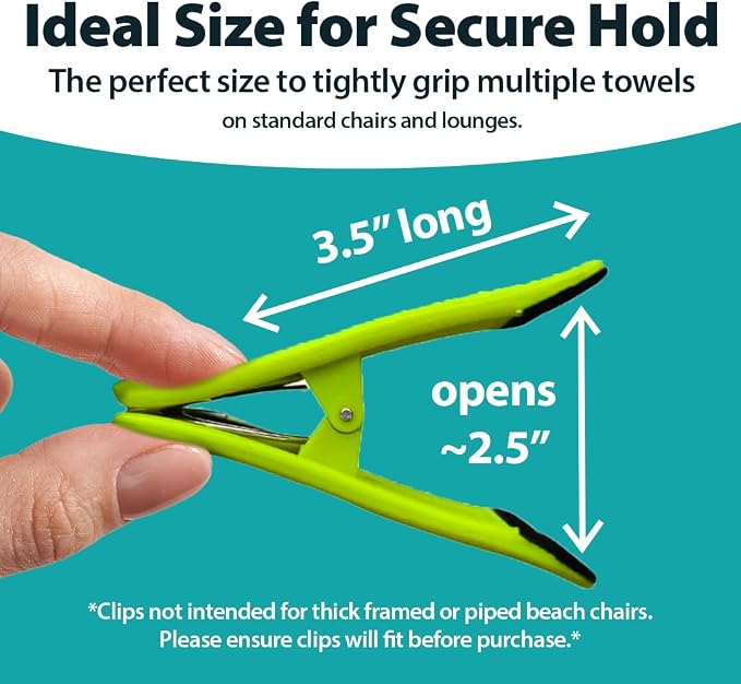 CoreClips Towel Clips for Beach Chairs - Image 5