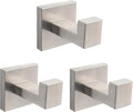 NearMoon Bath Towel Hooks -SUS304 Stainless Steel Square Clothes Robe Hooks by NearMoon