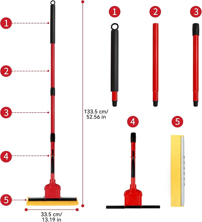 Compressed Cellulose Sponge Mop - Image 7