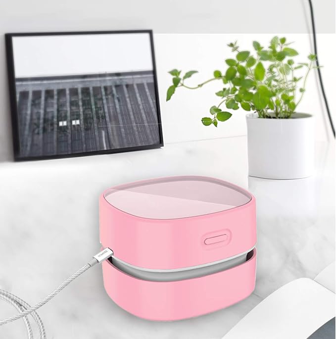 ODISTAR Desktop Vacuum Cleaner, Mini Table dust Sweeper Energy Saving, High - Image 3