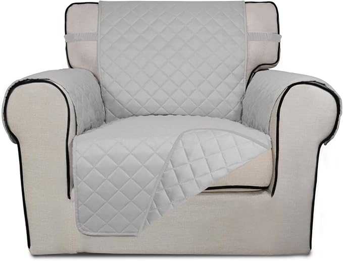 PureFit Reversible Quilted Sofa Cover, Water Resistant Slipcover Furniture by PureFit