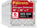 Filtrete 18x18x1 AC Furnace Air Filter, MERV 11, MPR 1000, Micro Allergen by Filtrete
