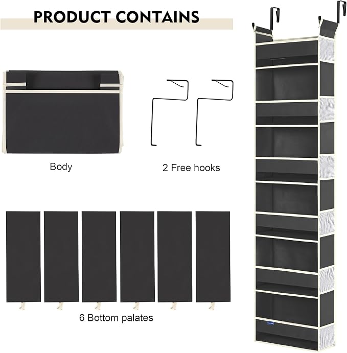 2 Pack Over The Door Hanging Organizer - Image 7