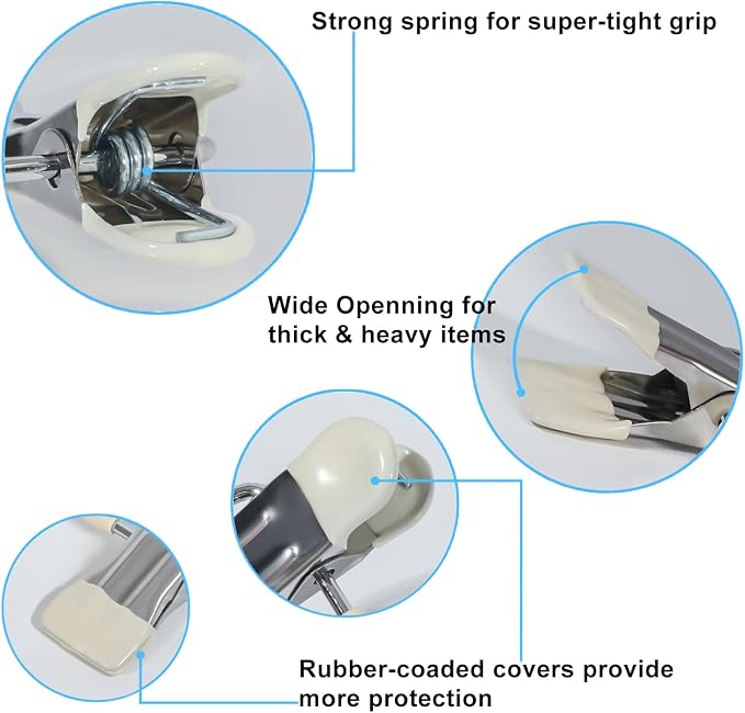 15/30Pcs Upgrade Double Head Clamp Dipped Clothespin - Image 3