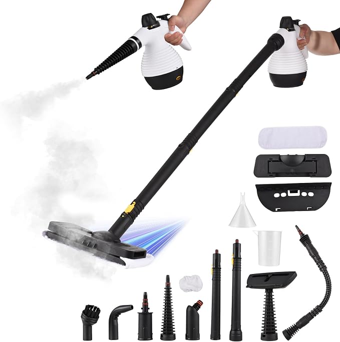 Steam Cleaner, Pressurized Handheld Mop Steam Cleaner - Image 8