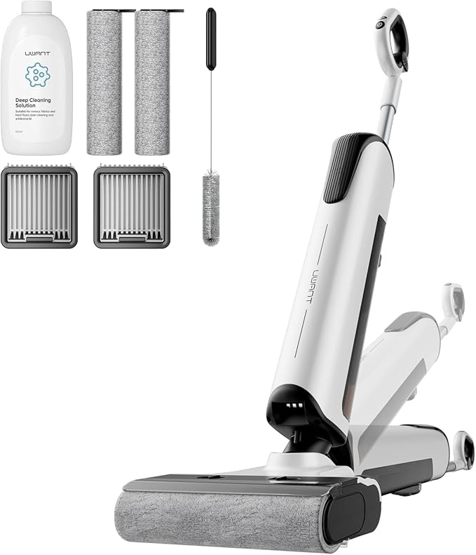 uwant D100 Wet Dry Vacuum Cleaner 180°Lay-Flat Vacuum Mop All in One by Uwant
