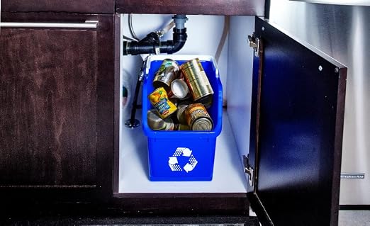 6 Gallon Stackable Recycling Bins - Image 8
