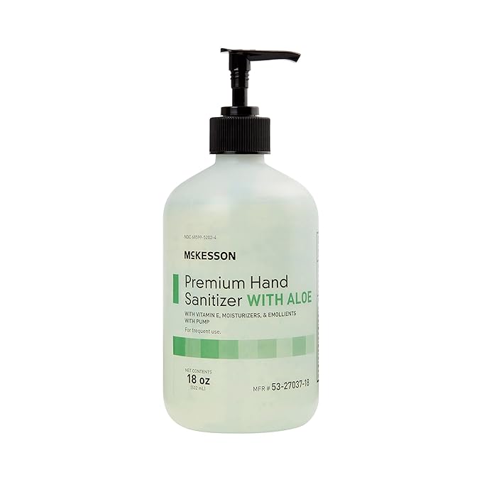 McKesson Hand Sanitizer with Aloe, 18 oz Pump Bottle by McKesson