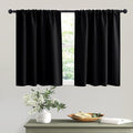 RYB HOME Black Curtains Blackout by RYBHOME