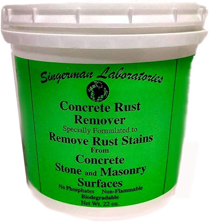 Rust Remover for Concrete by SingermanLaboratories
