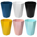 6pcs Trash Can Wastebasket Plastic 2.6 Gallon Garbage Can Container Rubbish by Doteon