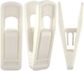 Hanger Clips for Velvet Hangers, Non-Slip Plastic Clips Pant Skirt Hanger Clips by TOFIIGREM