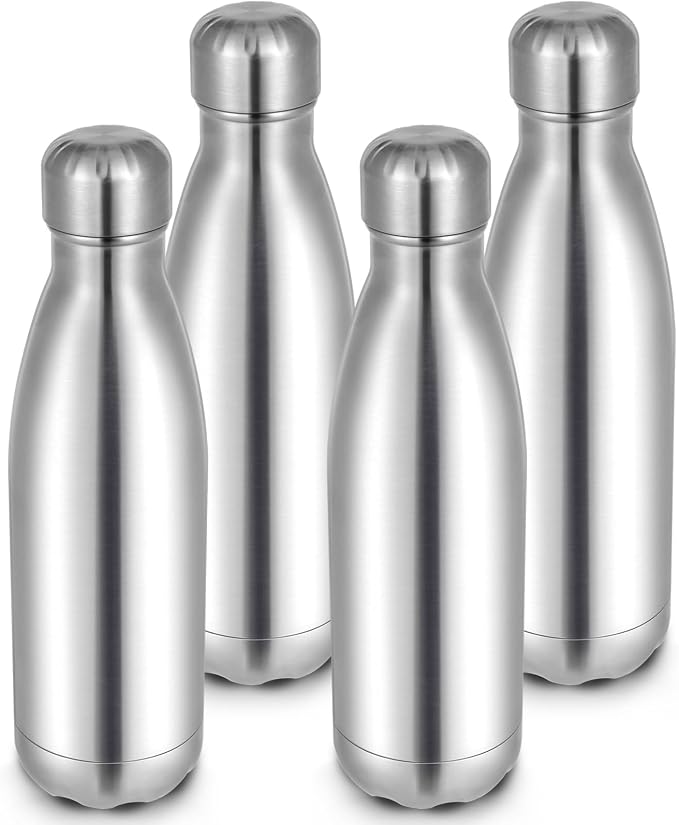 25oz Cola-Bottle Shaped Stainless Steel Leak-proof Water Bottle, Double Wall by Unknown
