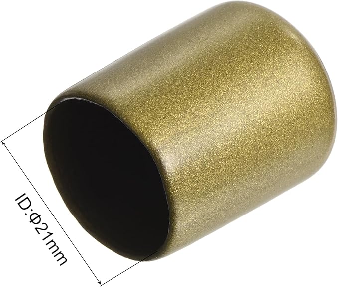 uxcell 20pcs Rubber End Caps 21mm ID Vinyl Round Tube Bolt Cap Cover Thread - Image 3