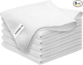 White Microfiber Cleaning Cloth 6Pack Cleaning Rags Absorbant Lint Free Cloth by SURPRISEPIE