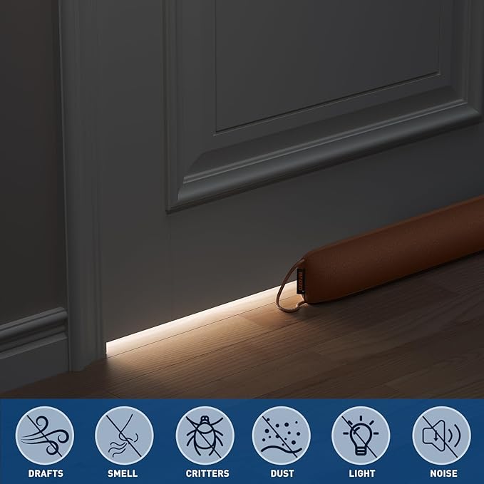 MAGZO Door Draft Stopper, 32 Inch Under Door Draft Blocker Noise Stopper - Image 5