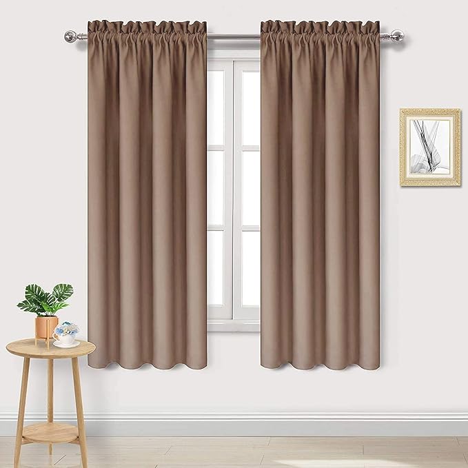 DWCN Blackout Curtains Room Darkening Thermal Insulated Bedroom Curtains Window by DWCN