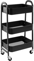 AGTEK Makeup Cart, Movable Rolling Organizer Cart by AGTEK