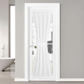 NICETOWN Linen Semi Sheer French Door Panels 80 inch Long, Light Filtering by NICETOWN