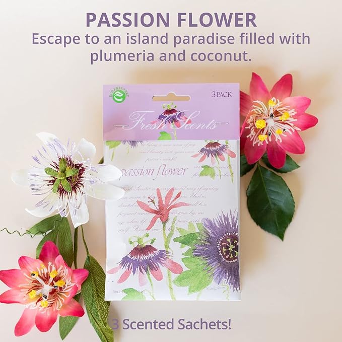 WILLOWBROOK | Fresh Scents Scented Sachet Packet | Passion Flower | Air - Image 3