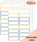 STARLIBOO Removable Labels, Removable Colored Labels Stickers, Self-Adhesive by STARLIBOO