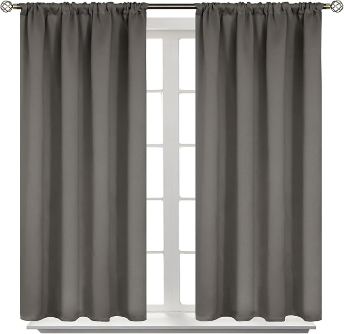 BGment Short Blackout Curtains 48 Inches Length by BGment