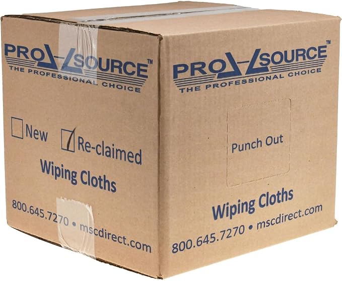 PRO SOURCE Reclaimed White Cotton T-Shirt Cloth Shop Rags, Sold by Weight - Image 3
