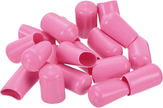 uxcell 20pcs Rubber End Caps 12mm ID Vinyl PVC Round Tube Bolt Cap Cover Screw - Image 4