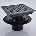 RANDOM 6 Inch Square Shower Floor Drain by RANDOM