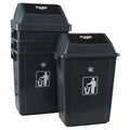18 Gallon Tall Plastic Trash Can by Nihenok