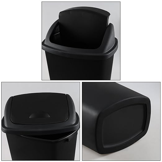 18 Gallon Large Plastic Kitchen Trash Can - Image 3
