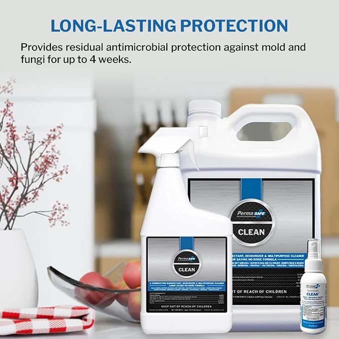 PermaSafe CLEAN, All-Purpose Hospital Disinfectant Cleaner; No Rinse, Soft & - Image 9
