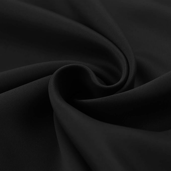 BGment Black Blackout Curtains 90 Inch Long - Image 6
