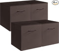 StorageWorks Brown Storage Cubes, 13x13 Storage Cube Bins by StorageWorks
