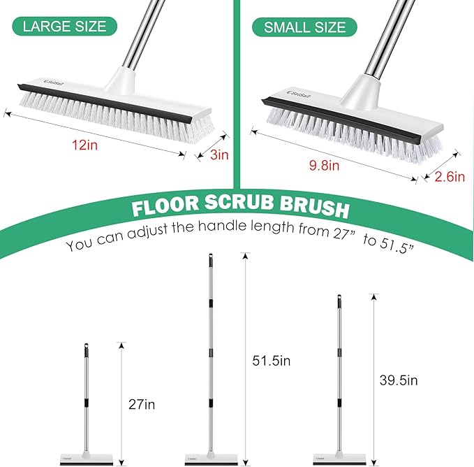 SetSail Upgraded Large 12 in Wide Floor Scrub Brush - Image 2