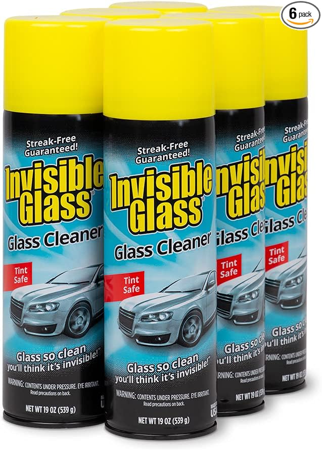 Invisible Glass 91164-6PK Premium Aerosol Glass and Window Cleaner by InvisibleGlass