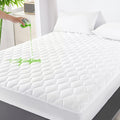 GRT Twin Mattress Protector Waterproof, Rayon from Bamboo, Cooling Quilted by GRT