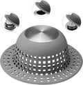 Shower Drain Hair Catcher, Bathtub Drain Cover Foldable Silicone Shower & Tub by SayGoodbyetoHairClogging