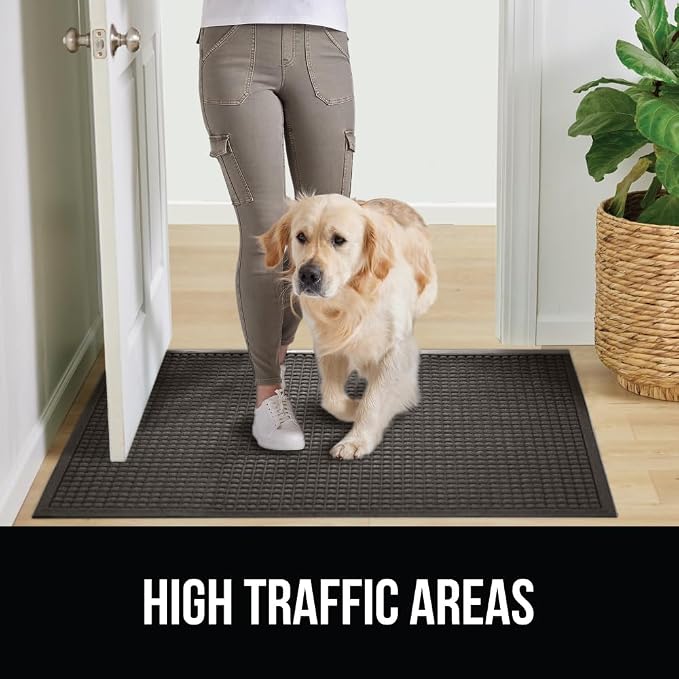GORILLA GRIP Front Door Mat, Indoor Outdoor Ultra Absorbent HydroAbsorb Doormat - Image 7