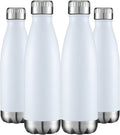 HASLE OUTFITTERS 17oz Stainless Steel Water Bottles Bulk, Vacuum Insulated by HASLEOUTFITTERS