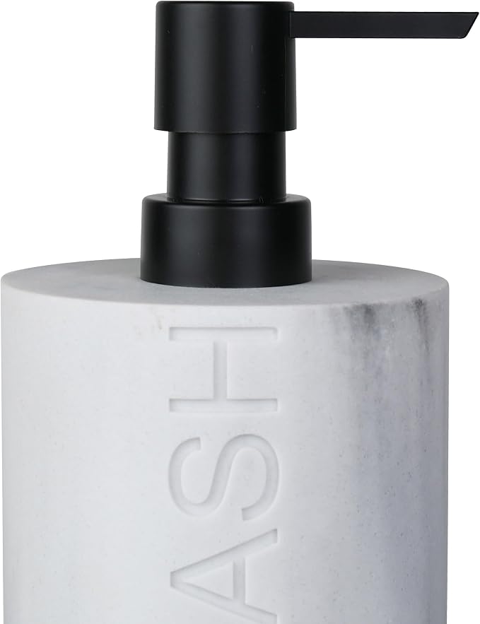 White Body Wash Dispenser Luxurious Refillable Pump Bottle - Image 7