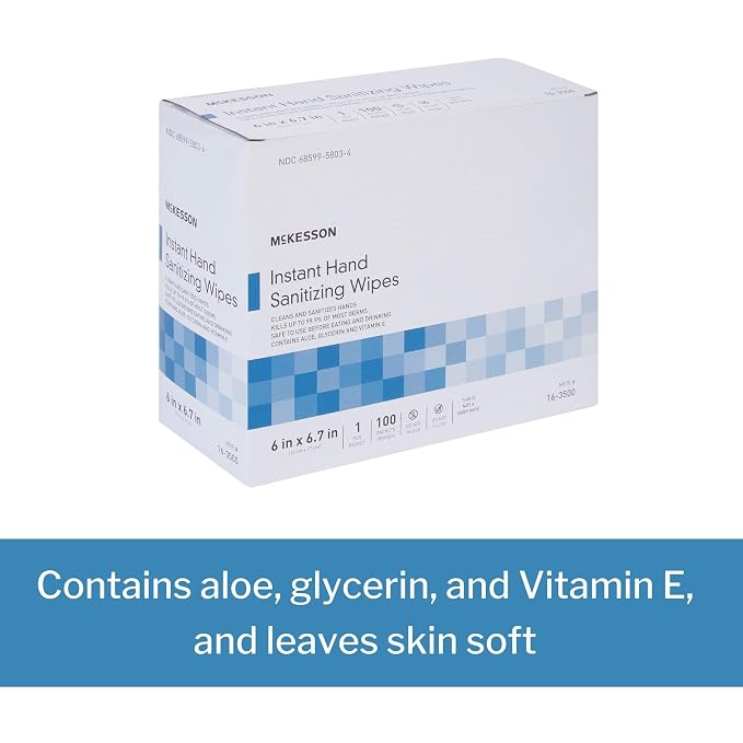 McKesson Hand Sanitizing Wipes Alcohol Wipes - Image 3